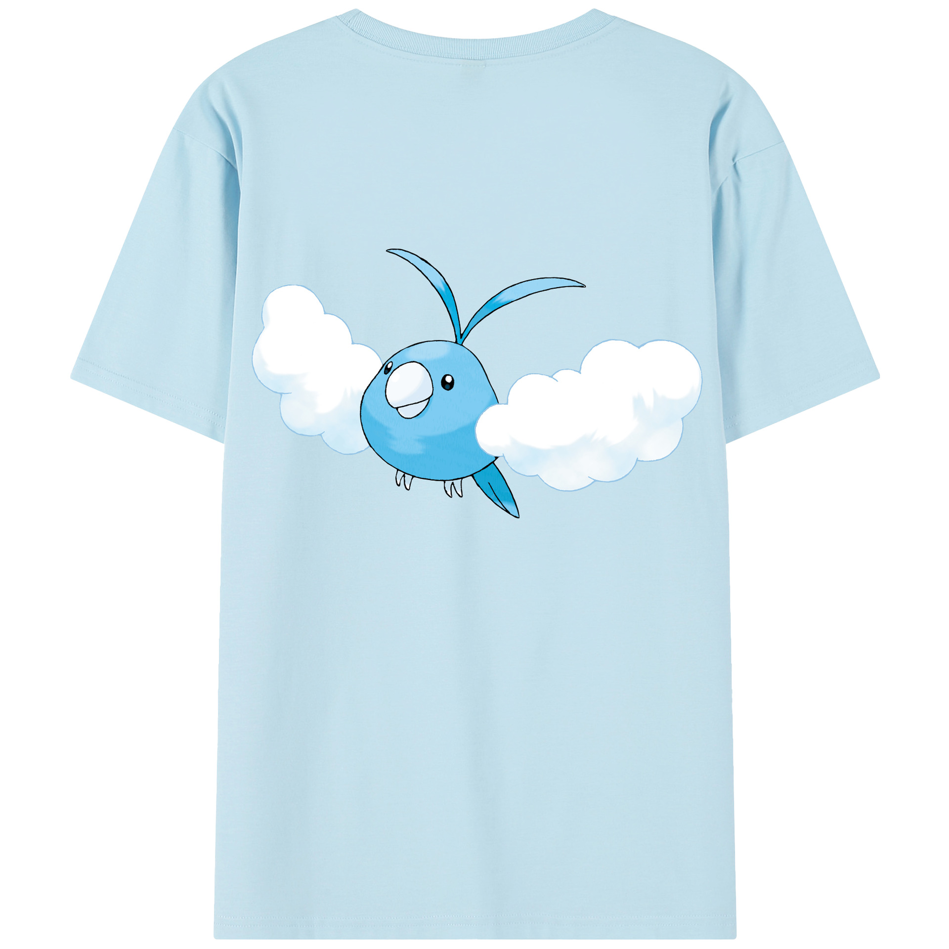 （画像用） ポケットモンスター Pokémon 綿100％半袖Tシャツ（背面プリント）